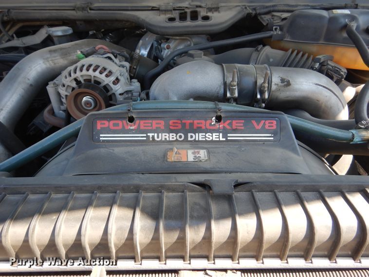 image for item FU9434 2003 Ford F350 Super Duty utility bed pickup truck