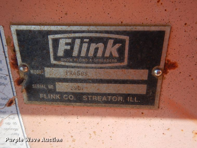 image for item FU9436 Flink PR-459S snow plow