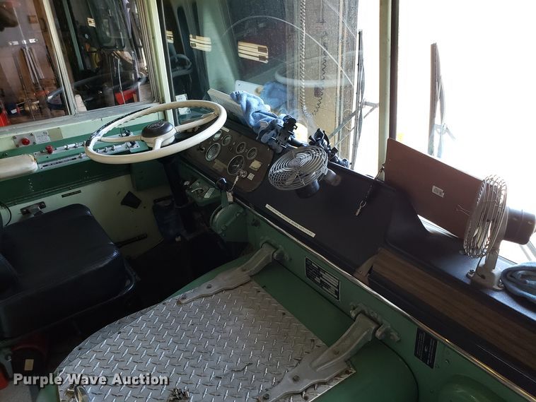 image for item FW9510 1972 International Blue Bird school bus