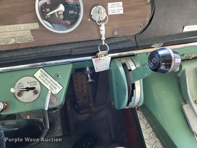 image for item FW9510 1972 International Blue Bird school bus