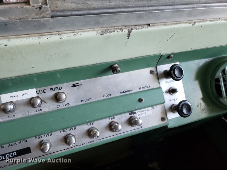 image for item FW9510 1972 International Blue Bird school bus