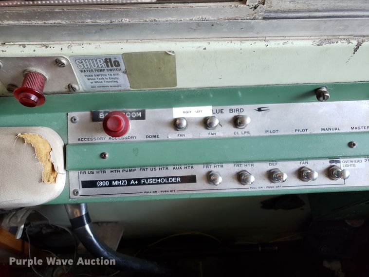 image for item FW9510 1972 International Blue Bird school bus