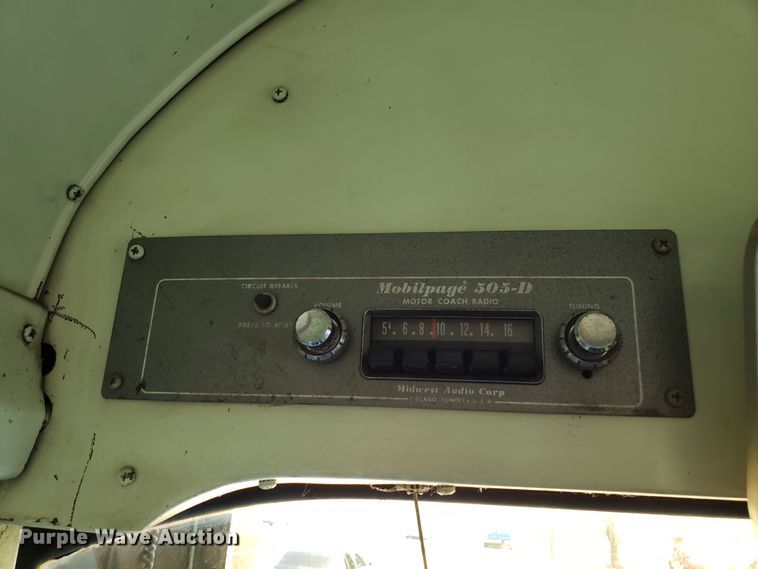 image for item FW9510 1972 International Blue Bird school bus