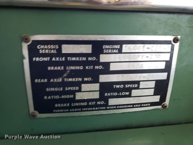 image for item FW9510 1972 International Blue Bird school bus