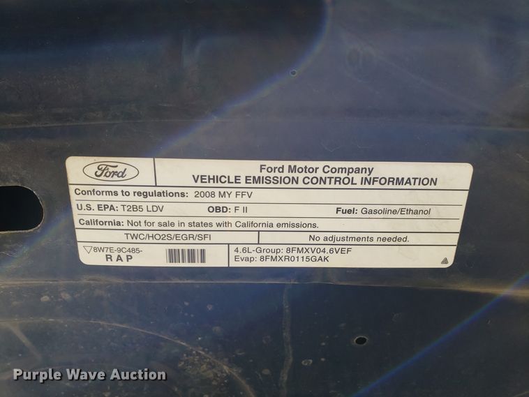 image for item FW9511 2008 Ford Crown Victoria Police Interceptor