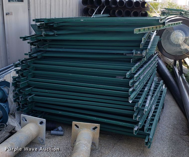 image for item FW9514 Approximately 200 aluminum fencing panels