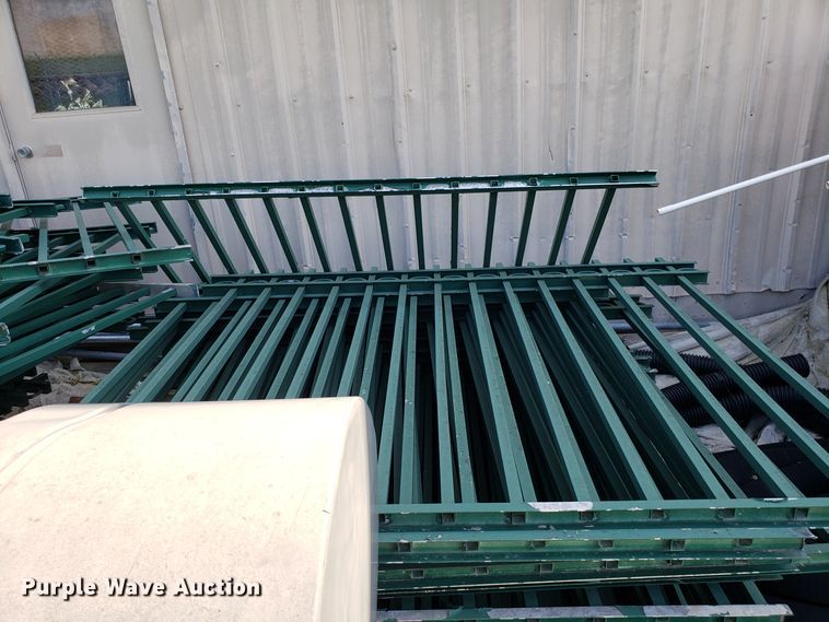 image for item FW9514 Approximately 200 aluminum fencing panels