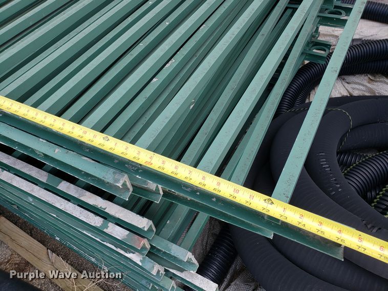 image for item FW9514 Approximately 200 aluminum fencing panels