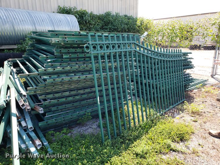 image for item FW9514 Approximately 200 aluminum fencing panels