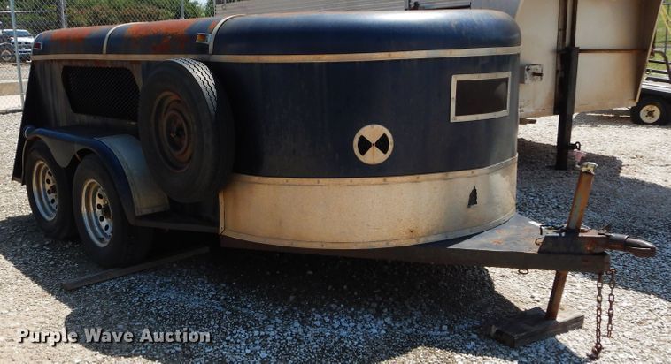 image for item FX9271 Shop built livestock trailer
