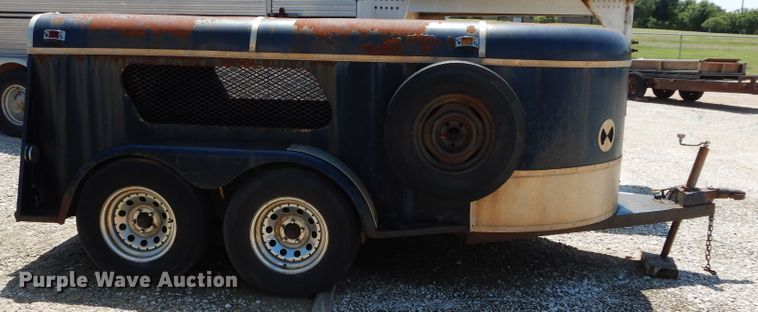 image for item FX9271 Shop built livestock trailer
