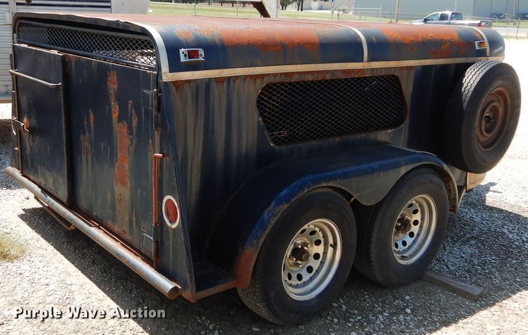 image for item FX9271 Shop built livestock trailer