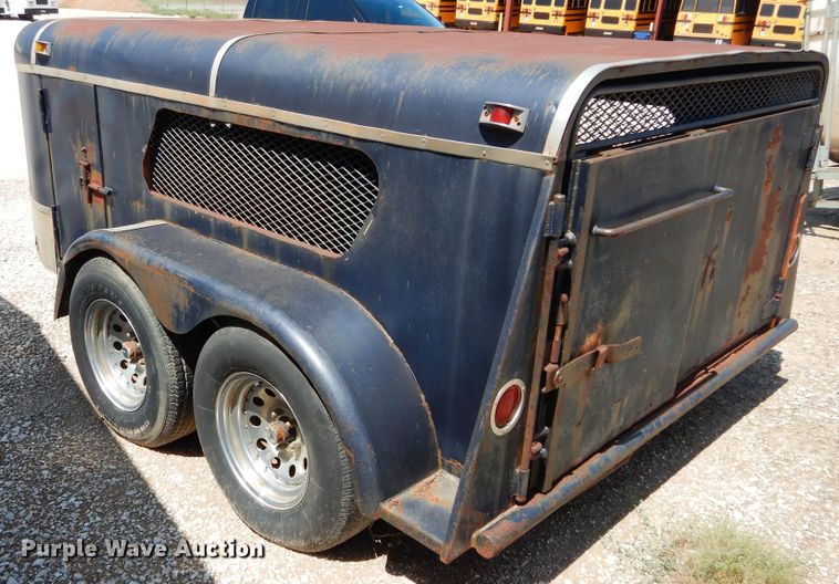 image for item FX9271 Shop built livestock trailer
