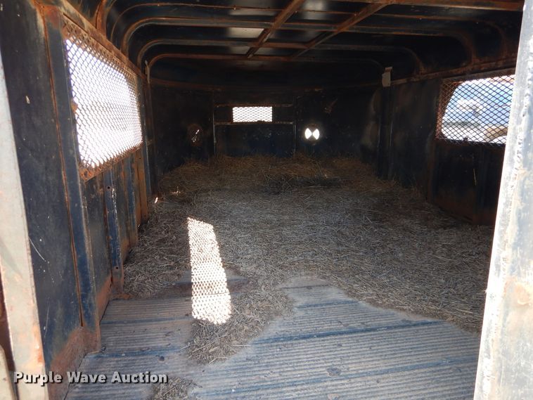 image for item FX9271 Shop built livestock trailer