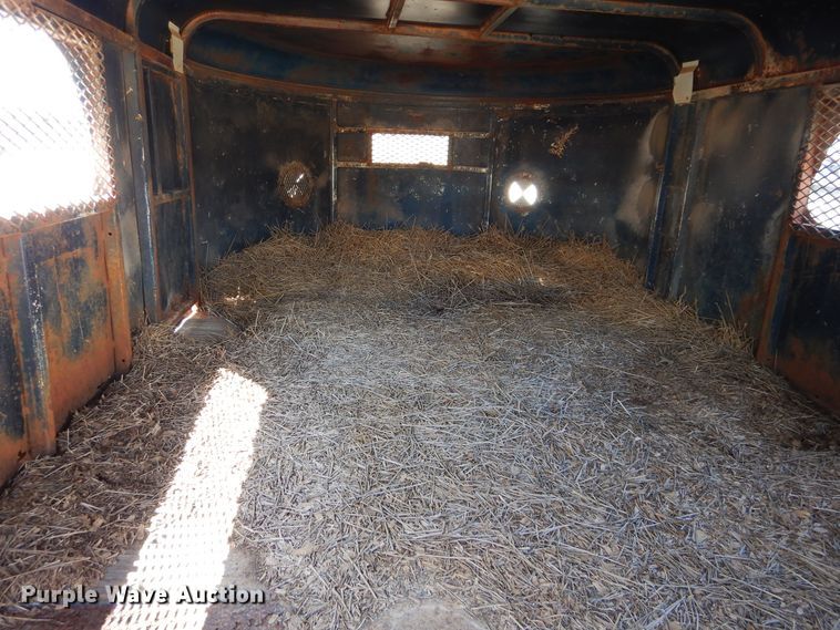 image for item FX9271 Shop built livestock trailer