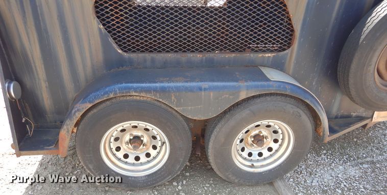 image for item FX9271 Shop built livestock trailer