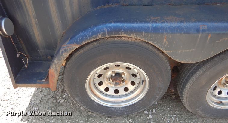 image for item FX9271 Shop built livestock trailer