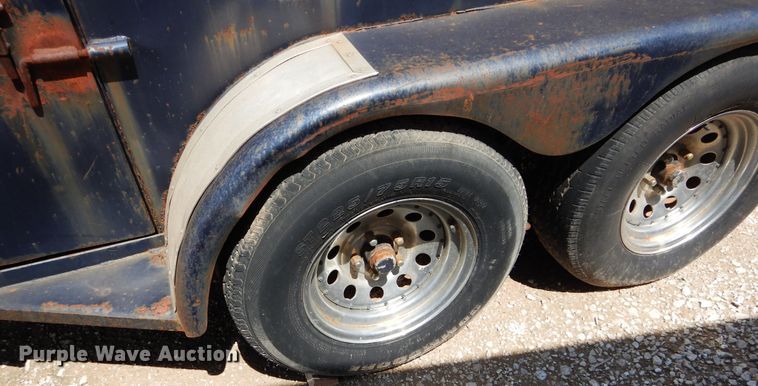 image for item FX9271 Shop built livestock trailer