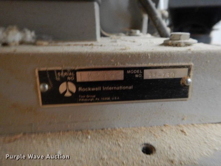 image for item FX9273 Rockwell wood working tools