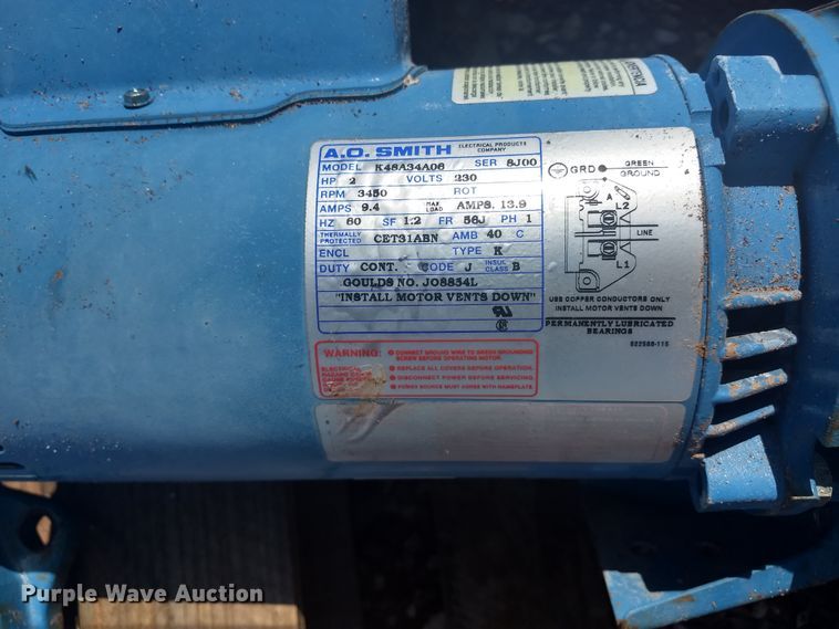 image for item FX9276 (2) Goulds Irra-gator pumps