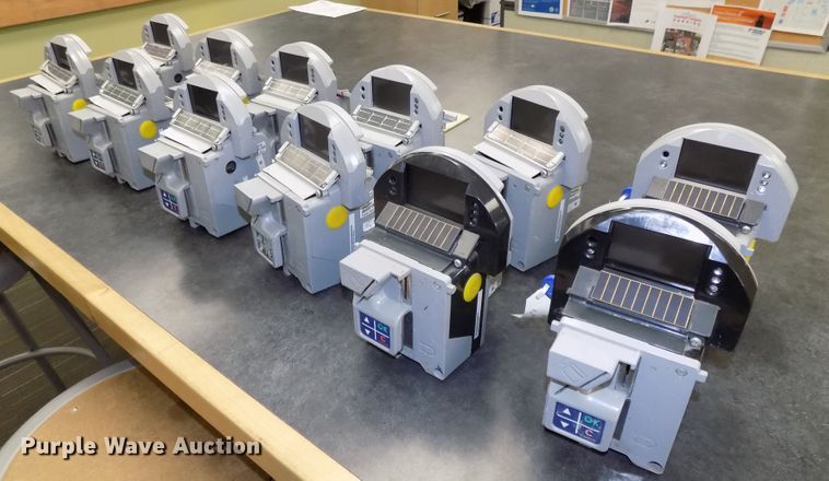 image for item G1945 Approximately 275 2014 Duncan Civic Smart Liberty single space parking meters