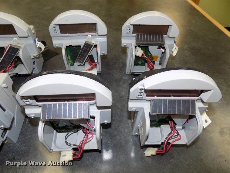 image for item G1945 Approximately 275 2014 Duncan Civic Smart Liberty single space parking meters