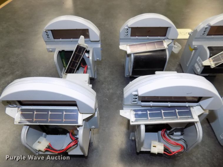 image for item G1947 Approximately 275 2014 Duncan Civic Smart Liberty single space parking meters