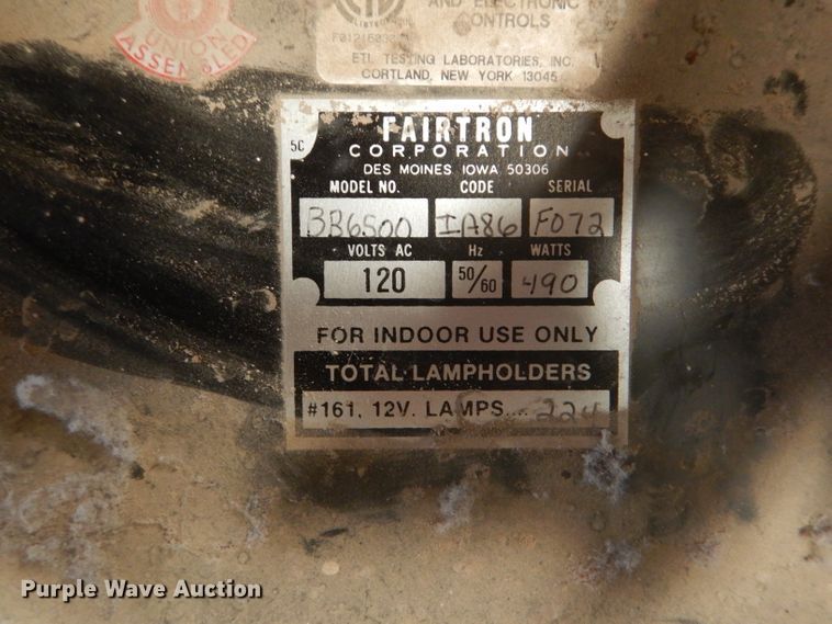 image for item GH9635 (2) Fairtron BB6500 scoreboards