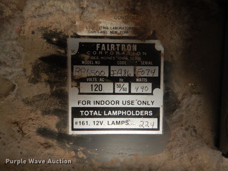 image for item GH9635 (2) Fairtron BB6500 scoreboards