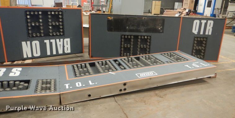 image for item GH9638 Nevco 7430 football scoreboard