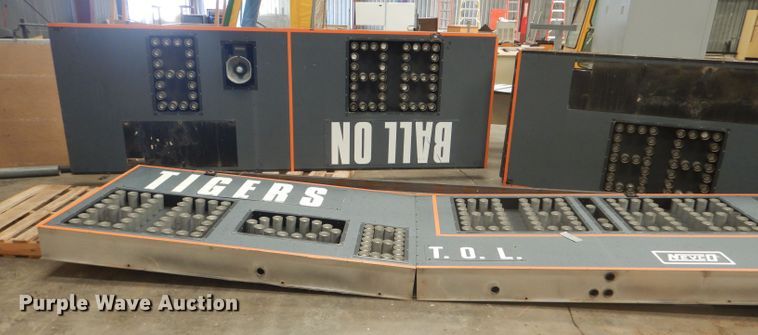 image for item GH9638 Nevco 7430 football scoreboard