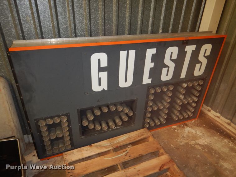 image for item GH9638 Nevco 7430 football scoreboard