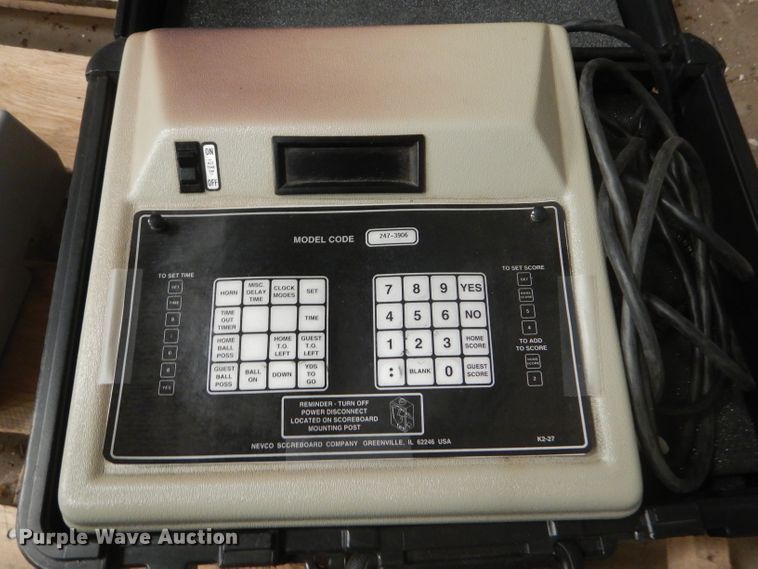image for item GH9638 Nevco 7430 football scoreboard