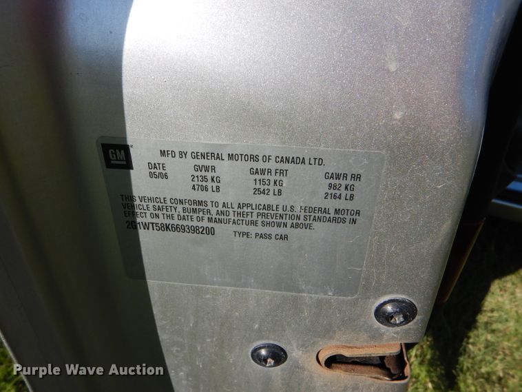 image for item GH9655 2006 Chevrolet Impala LT