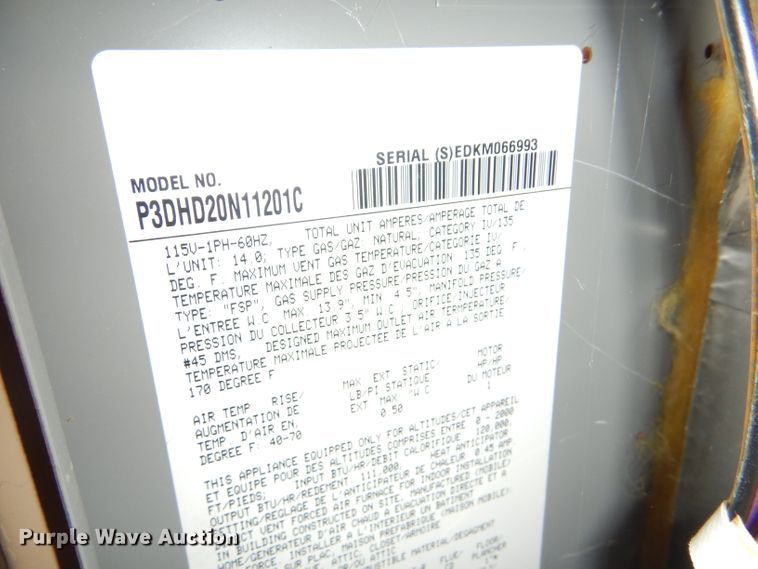 image for item GH9656 (2) York Diamond 90 furnaces