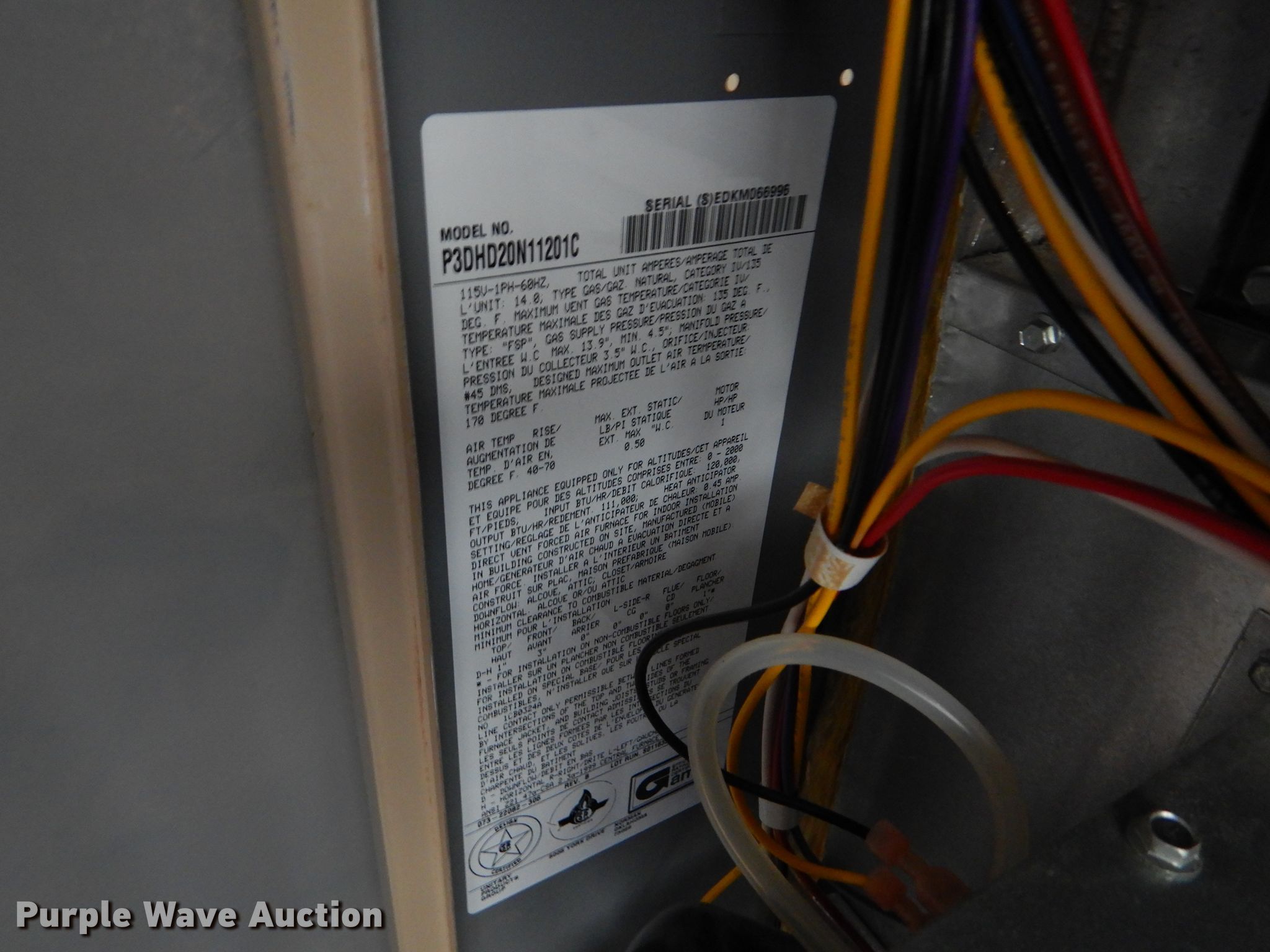 (2) York Diamond 90 furnaces in Bird City, KS Item GH9656 sold