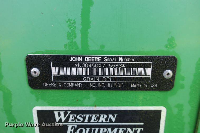 image for item DB10209 (2) John Deere 450 grain drills