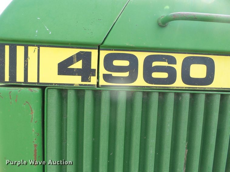image for item DG0166 1993 John Deere 4960 MFWD tractor