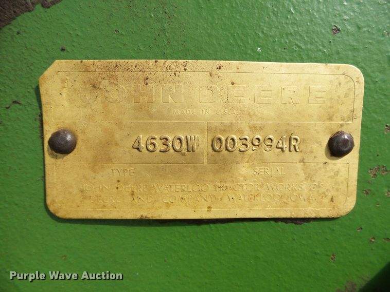 image for item DG0167 1973 John Deere 4630 tractor