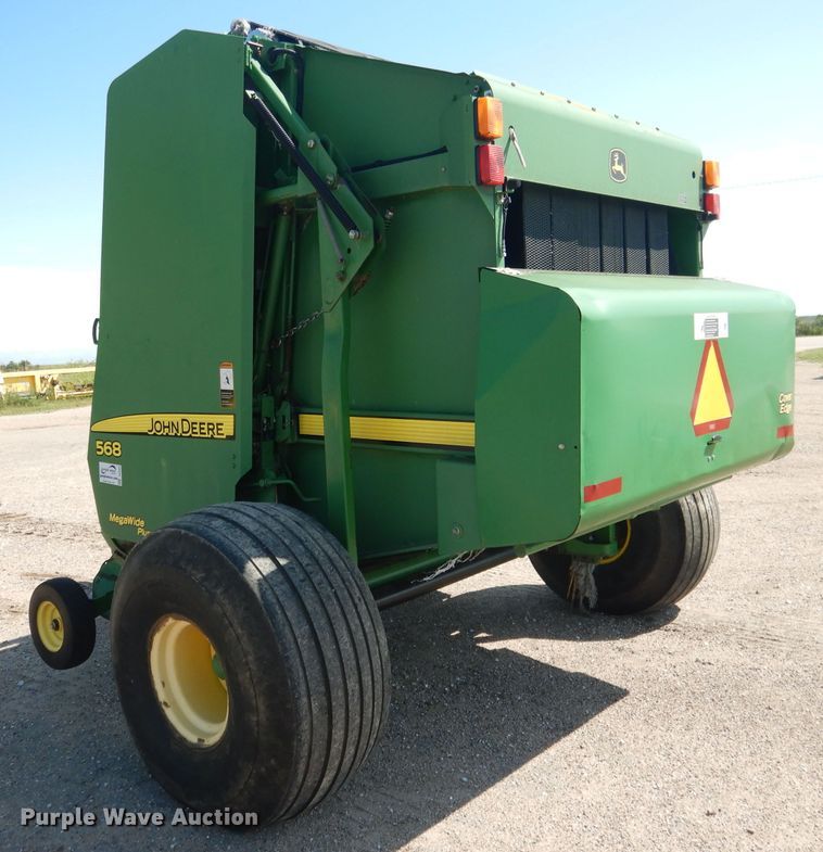 image for item DG5822 2009 John Deere 568 Mega Wide Plus round baler