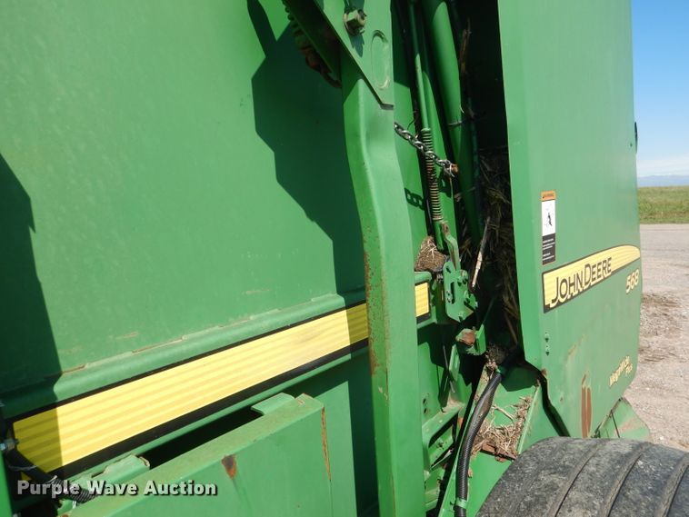 image for item DG5822 2009 John Deere 568 Mega Wide Plus round baler
