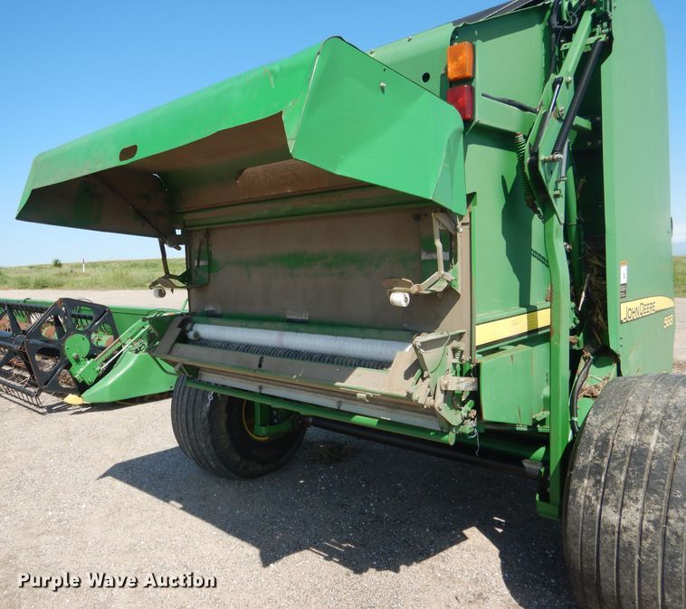 image for item DG5822 2009 John Deere 568 Mega Wide Plus round baler