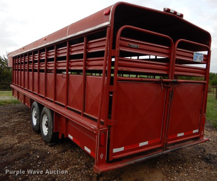 image for item DH2511 1991 Coose livestock trailer