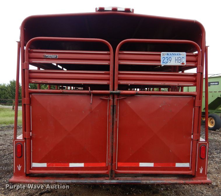 image for item DH2511 1991 Coose livestock trailer