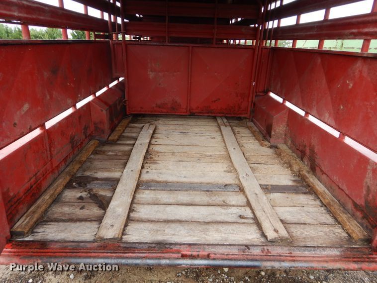 image for item DH2511 1991 Coose livestock trailer