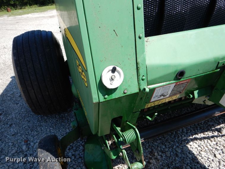 image for item DH6112 2009 John Deere 568 Mega Wide Plus round baler