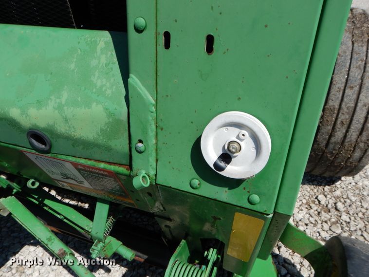 image for item DH6112 2009 John Deere 568 Mega Wide Plus round baler