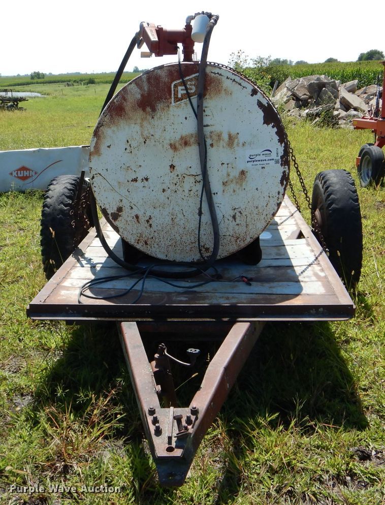 image for item DH6114 Shop built fuel trailer