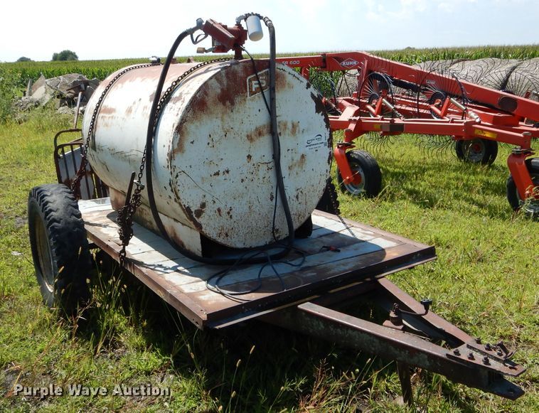 image for item DH6114 Shop built fuel trailer