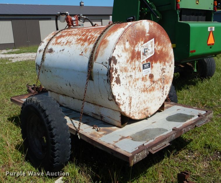 image for item DH6114 Shop built fuel trailer